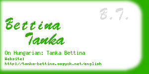 bettina tanka business card